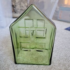 Cute Green Glass House Decoration
